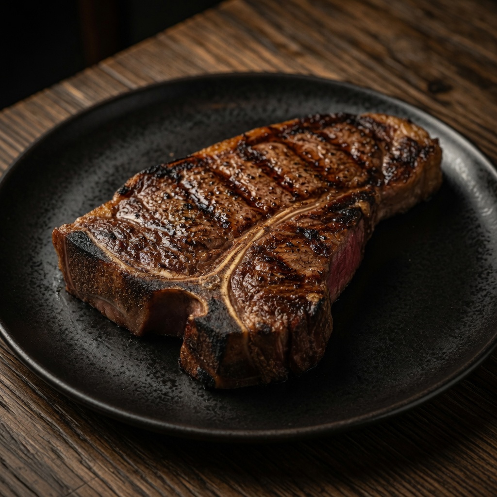 T-bone z rusztu